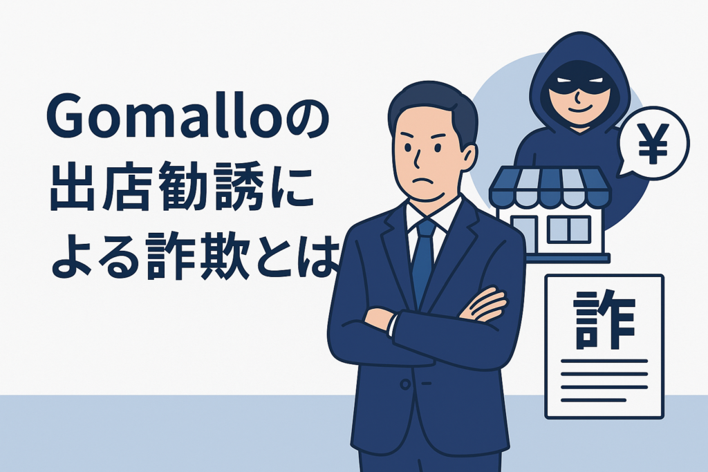 Gomalloの出店勧誘による詐欺とは