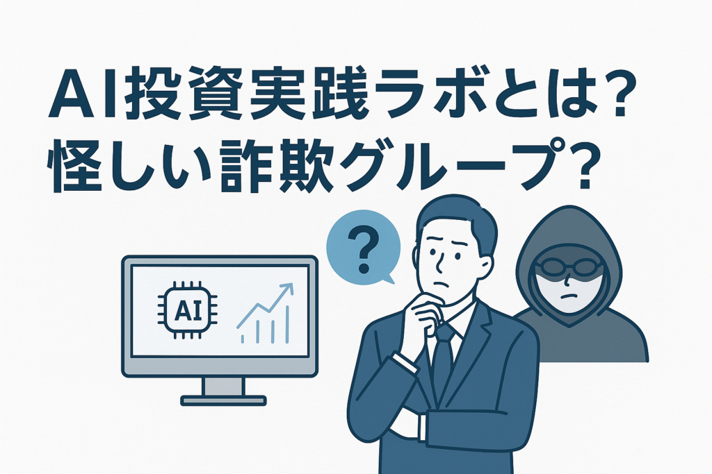 AI投資実践ラボとは？怪しい詐欺グループ？