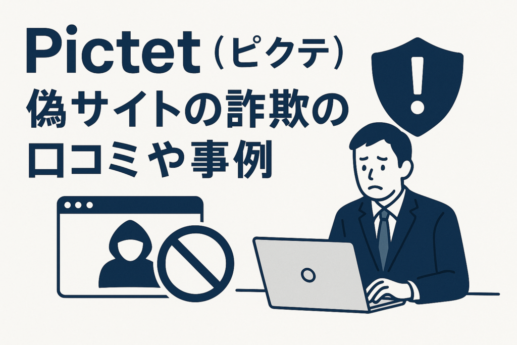 Pictet（ピクテ）偽サイトの詐欺の口コミや事例