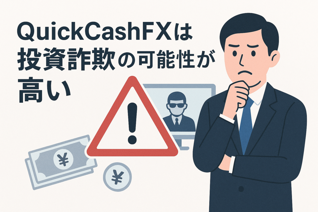 QuickCashFXは投資詐欺の可能性が高い