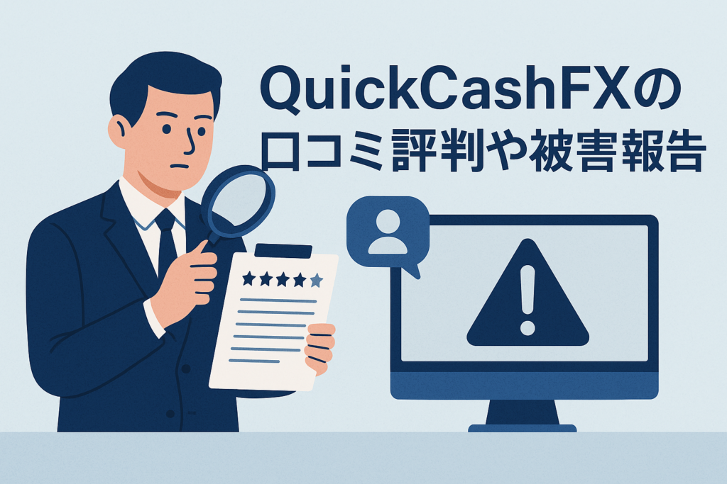 QuickCashFXの口コミ評判や被害報告