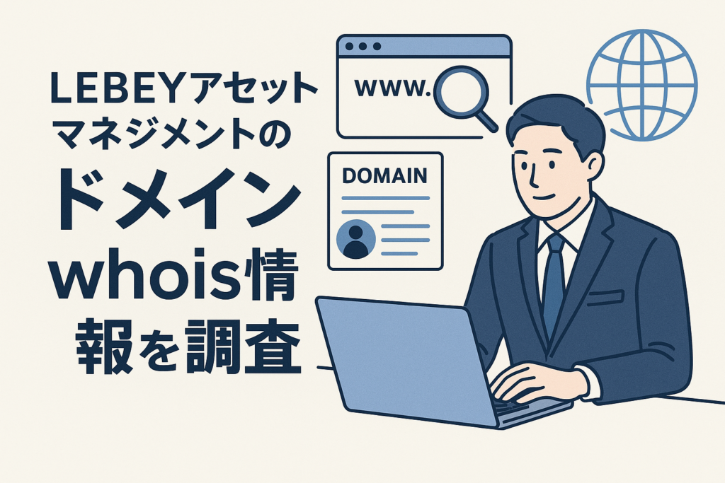 LEBEYアセットマネジメントのドメインwhois情報を調査