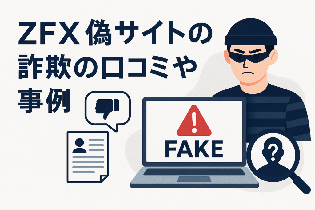 ZFX偽サイトの詐欺の口コミや事例