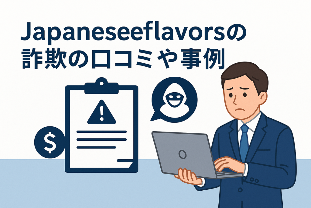 Japaneseflavorsの詐欺の口コミや事例