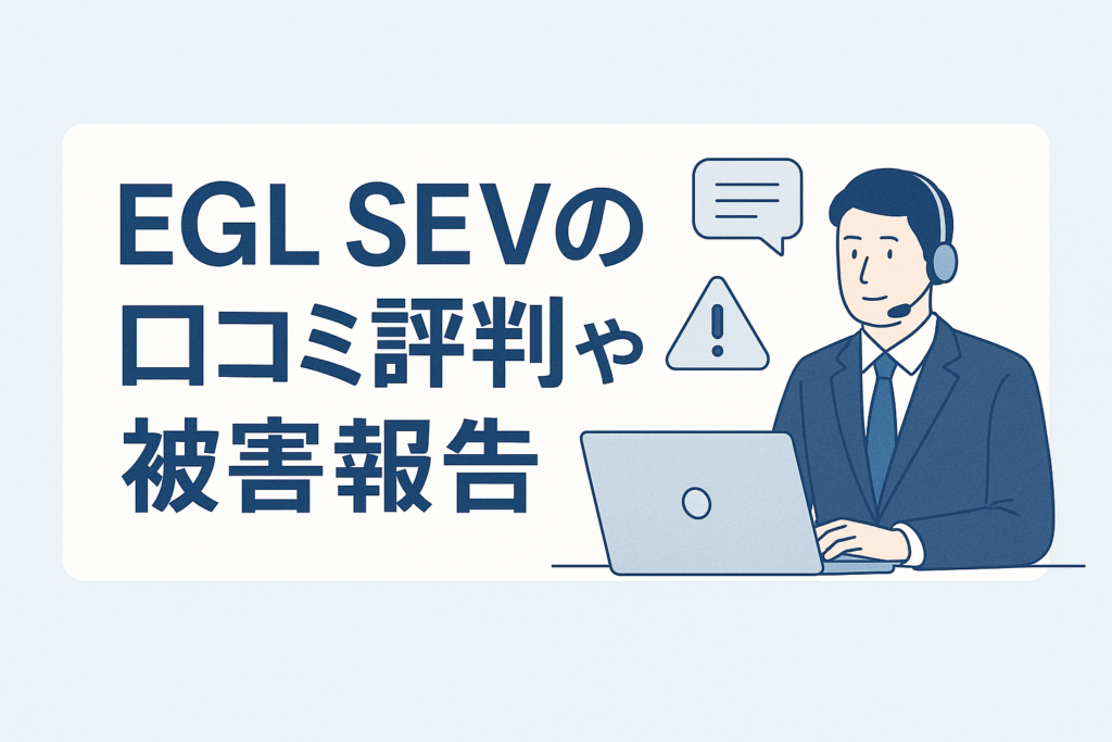 EGL SEVの口コミ評判や被害報告