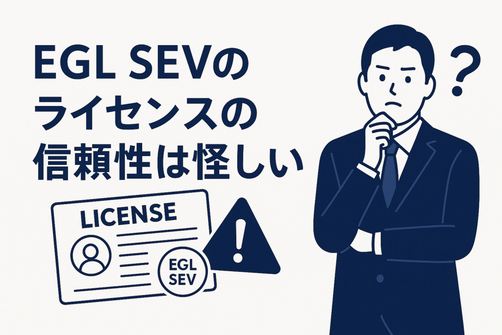 EGL SEVのライセンスの信頼性は怪しい