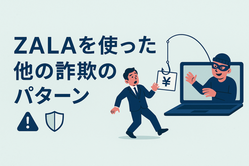 ZALAを使った他の詐欺のパターン