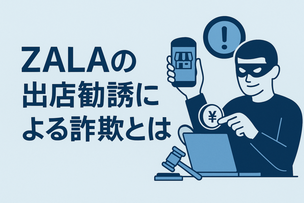 ZALAの出店勧誘による詐欺とは