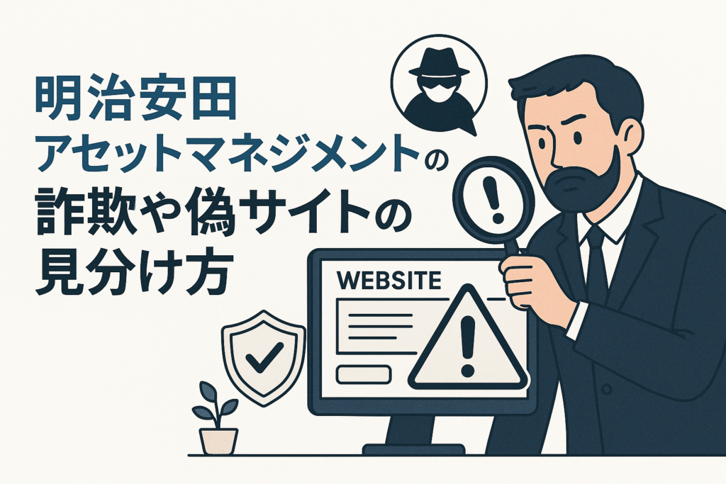 明治安田アセットマネジメントの詐欺や偽サイトの見分け方