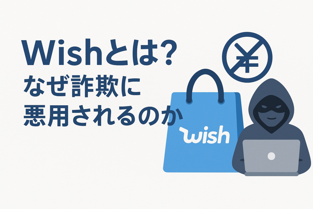 Wishとは?なぜ詐欺に悪用されるのか