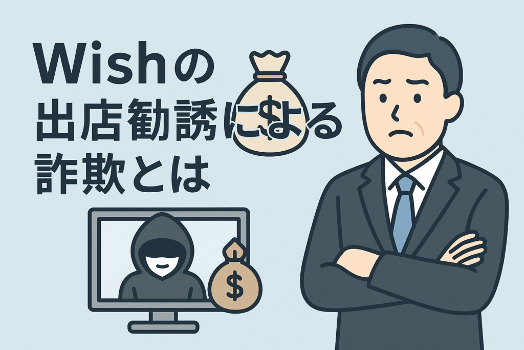 Wishの出店勧誘による詐欺とは