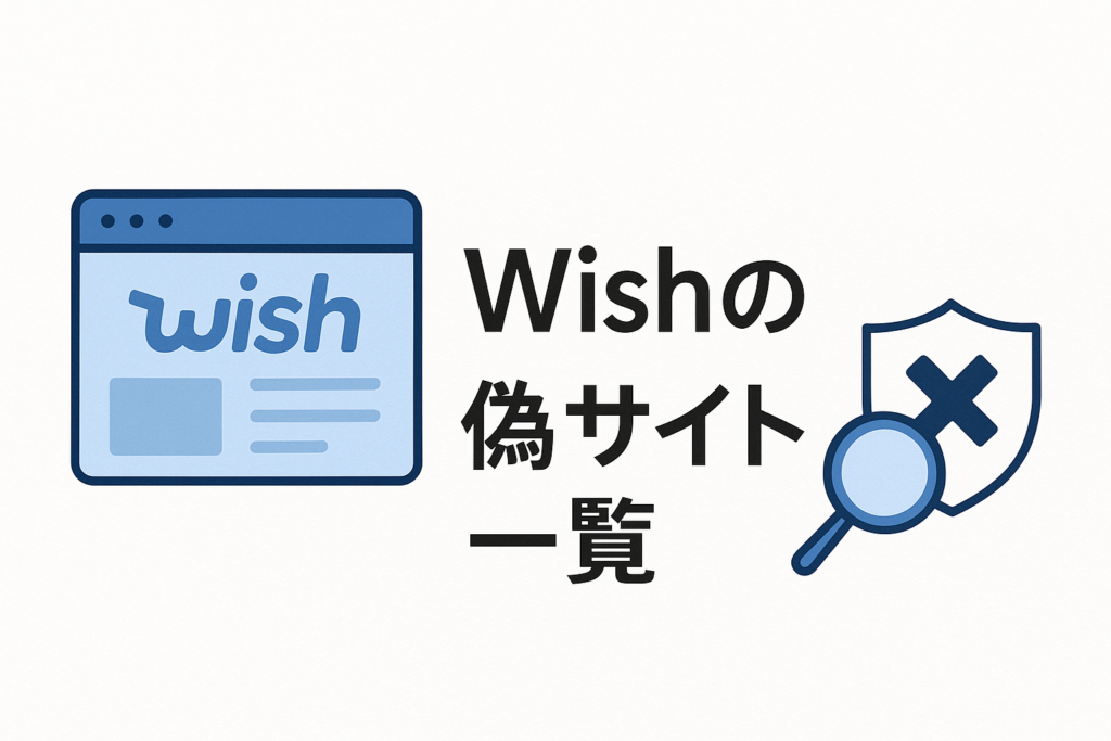 Wishの偽サイト一覧