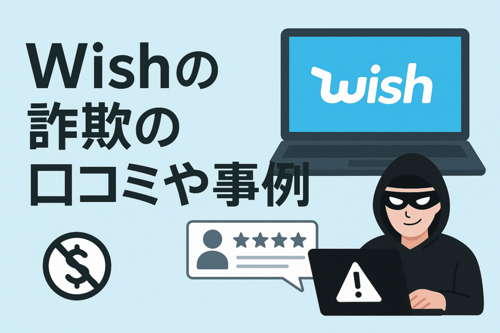 Wishの詐欺の口コミや事例
