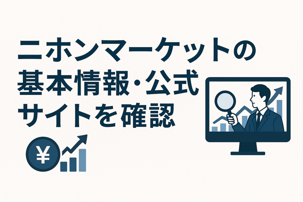 ニホンマーケットの基本情報・公式サイトを確認
