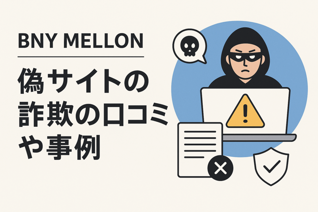 BNY Mellon偽サイトの詐欺の口コミや事例