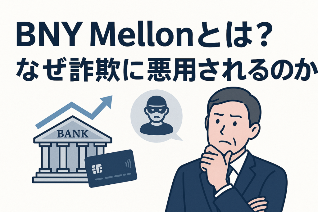 BNY Mellonとは？なぜ詐欺に悪用されるのか