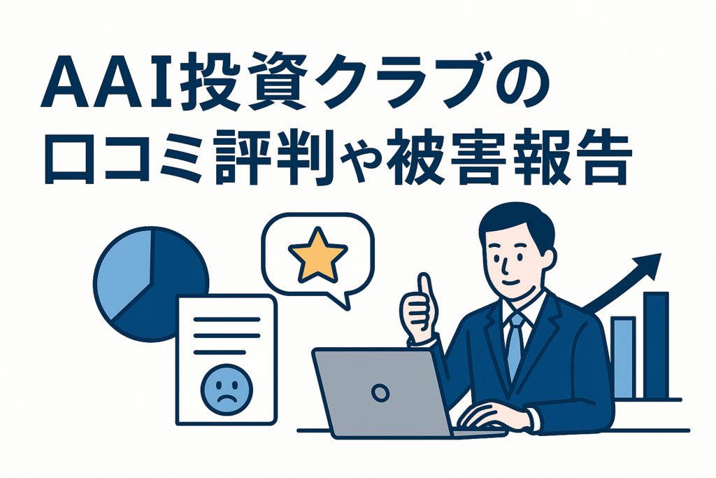 AAI投資クラブの口コミ評判や被害報告