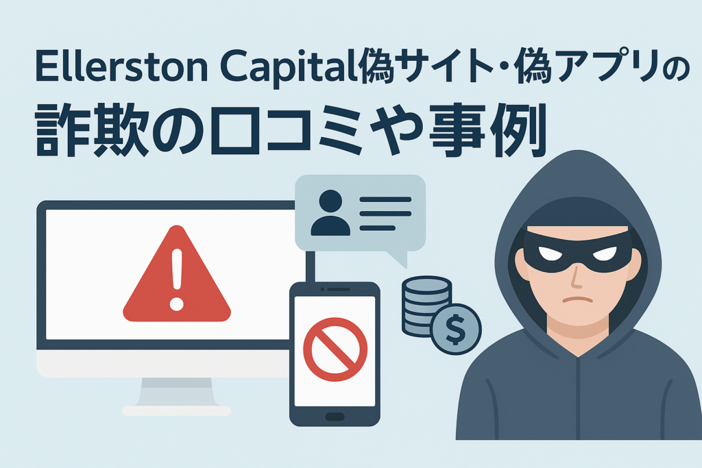 Ellerston Capital偽サイト・偽アプリの詐欺の口コミや事例