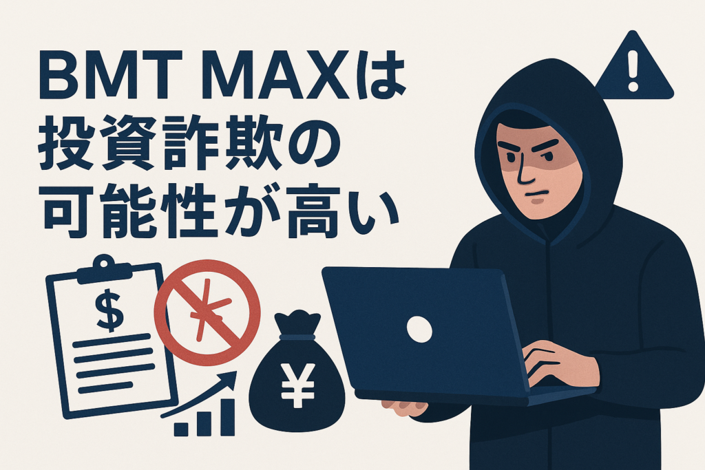 BMT MAXは投資詐欺の可能性が高い