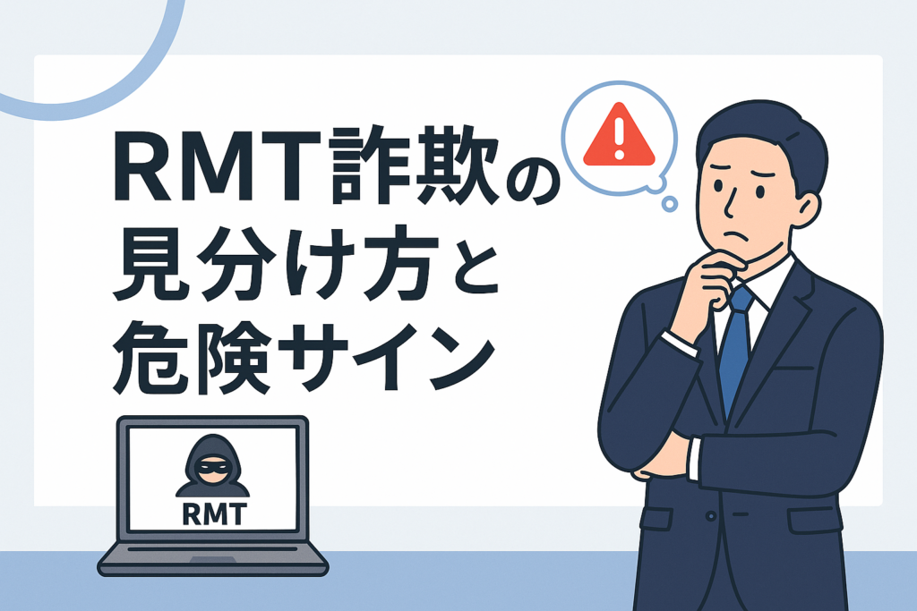 RMT詐欺の見分け方と危険サイン