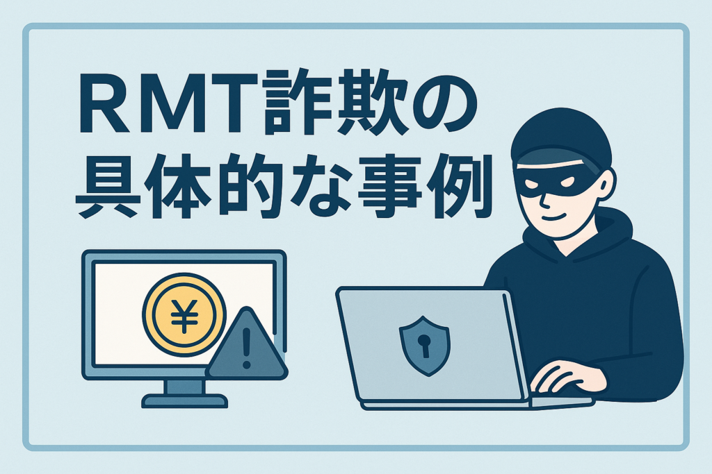 RMT詐欺の具体的な事例