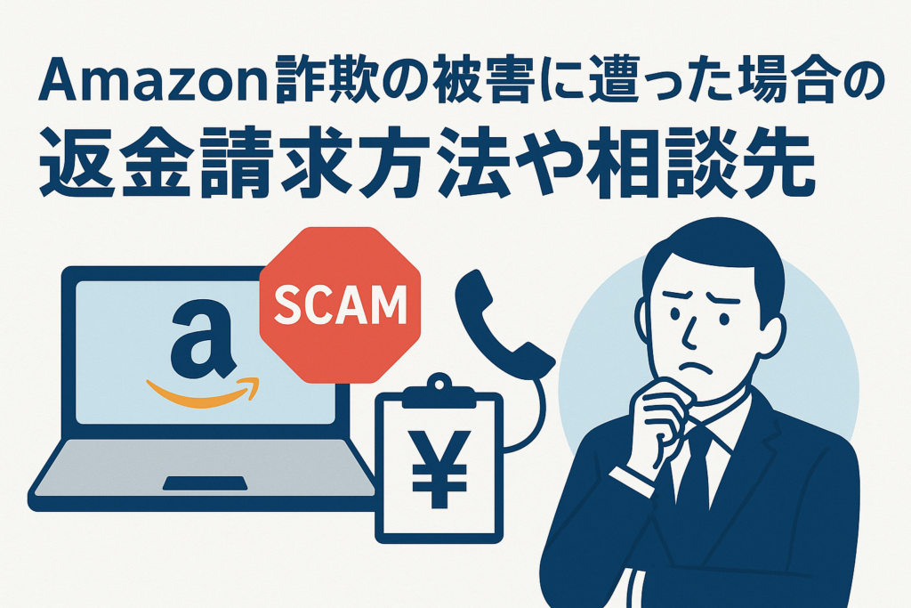 Amazon詐欺の被害に遭った場合の返金請求方法や相談先