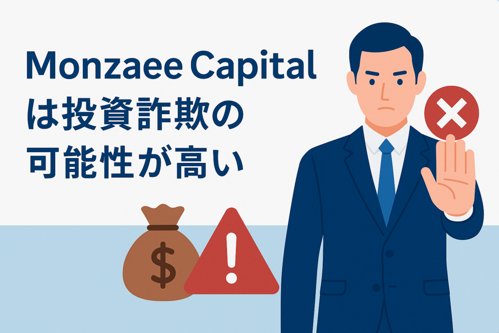 Monzaee Capitalは投資詐欺の可能性が高い