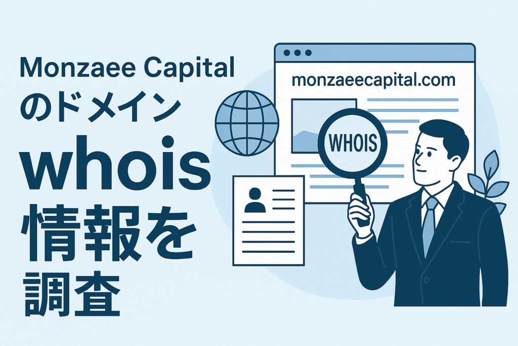 Monzaee Capitalのドメインwhois情報を調査