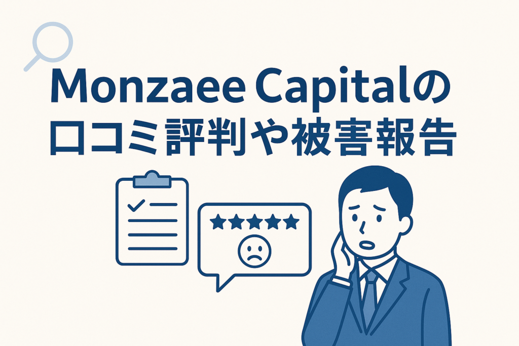 Monzaee Capitalの口コミ評判や被害報告