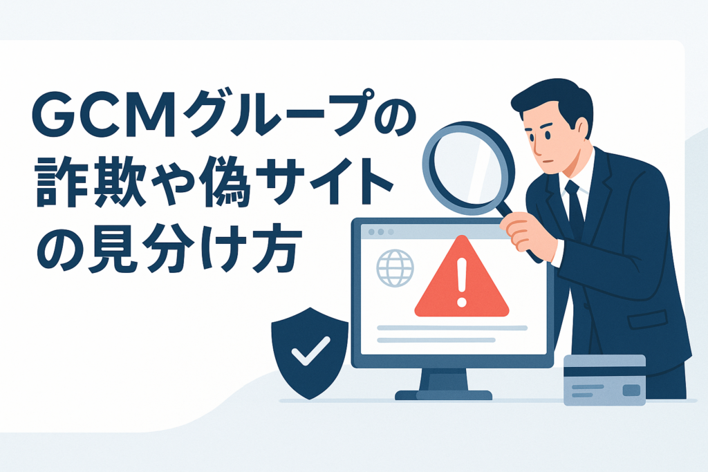 GCMグループの詐欺や偽サイトの見分け方