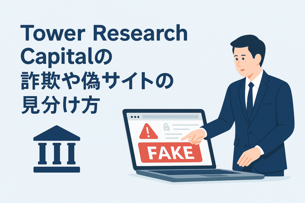 Tower Research Capitalの詐欺や偽サイトの見分け方