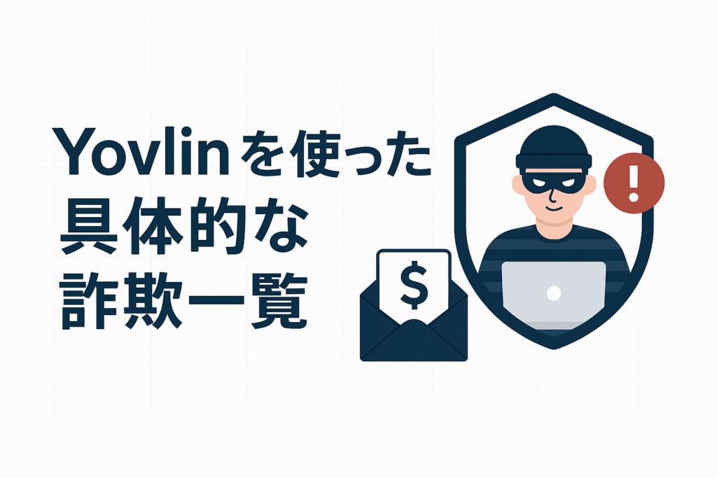Yovlinを使った具体的な詐欺一覧