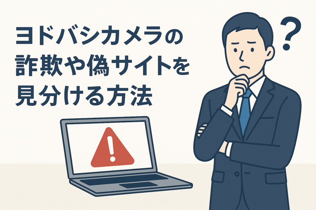 ヨドバシカメラの詐欺や偽サイトを見分ける方法