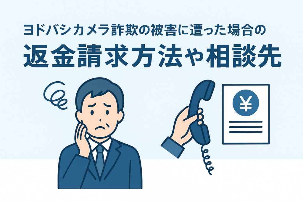 ヨドバシカメラ詐欺の被害に遭った場合の返金請求方法や相談先