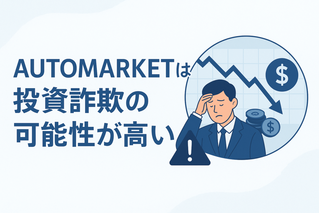 AUTOMARKETは投資詐欺の可能性が高い