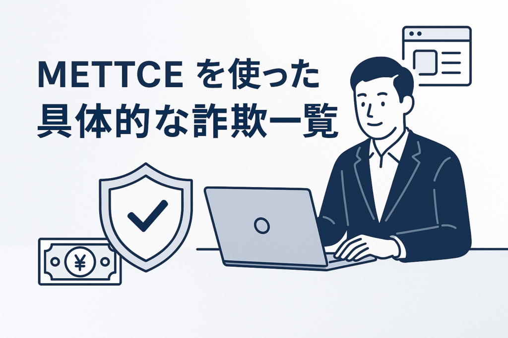 METTCEを使った具体的な詐欺一覧