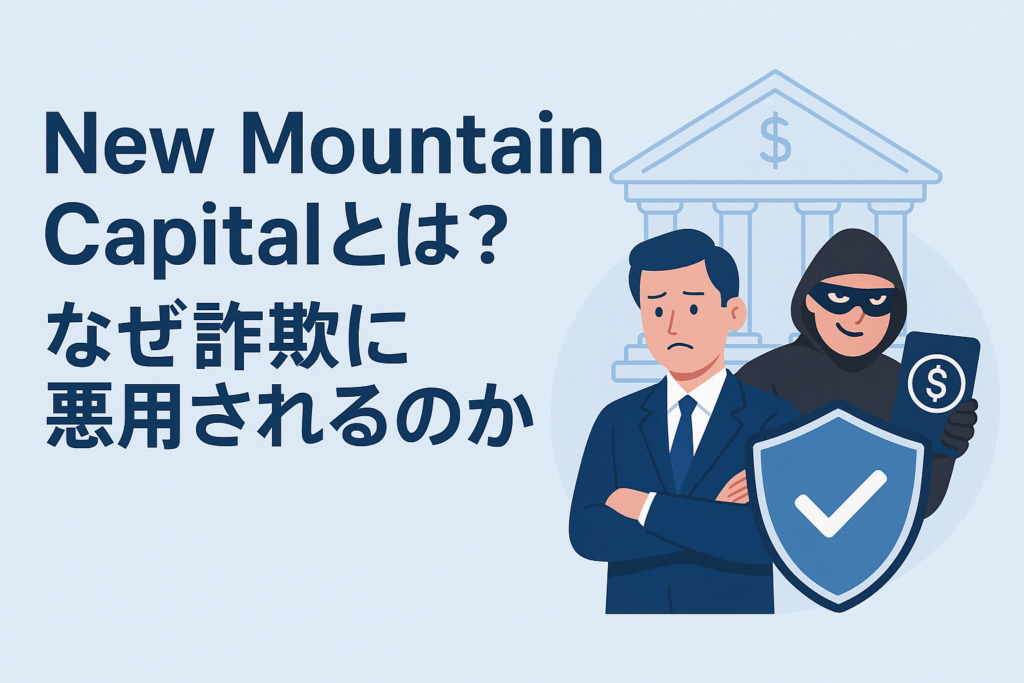 New Mountain Capitalとは?なぜ詐欺に悪用されるのか