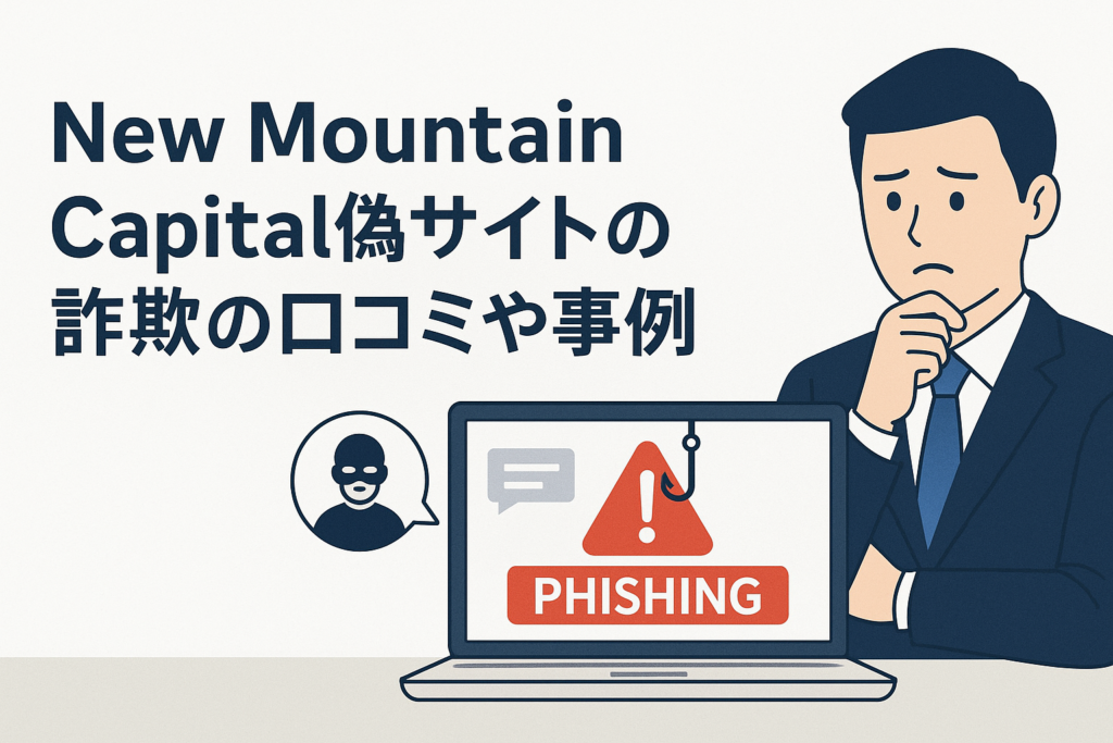 New Mountain Capital偽サイトの詐欺の口コミや事例