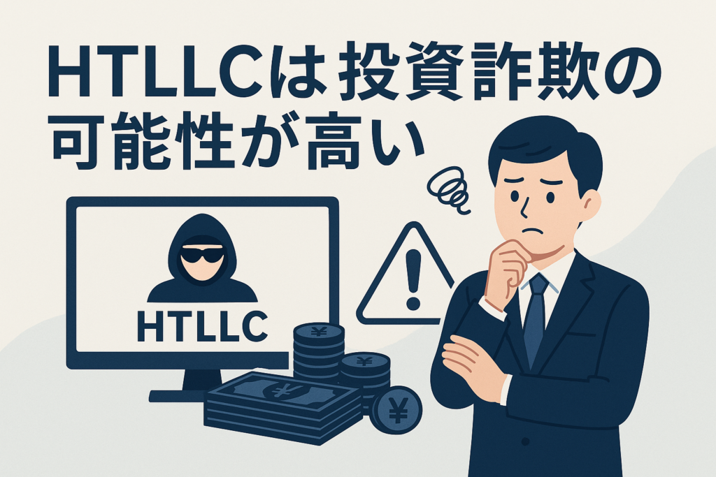 HTLLCは投資詐欺の可能性が高い