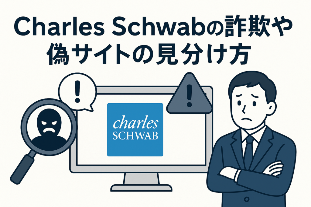 Charles Schwabの詐欺や偽サイトの見分け方