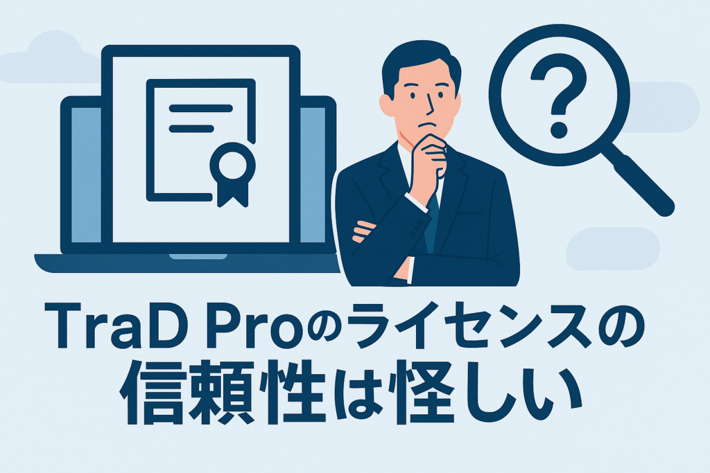 TraD Proのライセンスの信頼性は怪しい