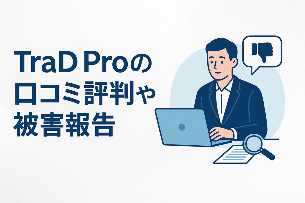 TraD Proの口コミ評判や被害報告