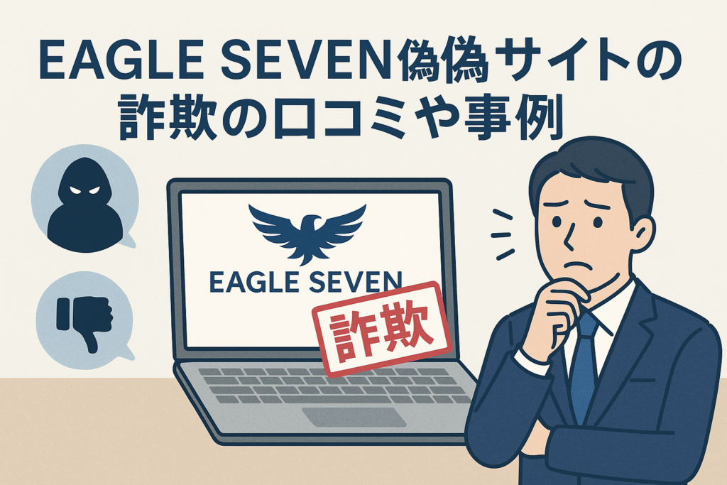 EAGLE SEVEN偽サイトの詐欺の口コミや事例