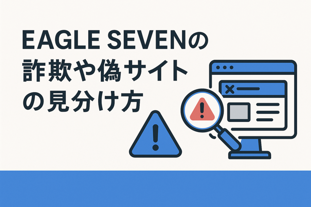 EAGLE SEVENの詐欺や偽サイトの見分け方