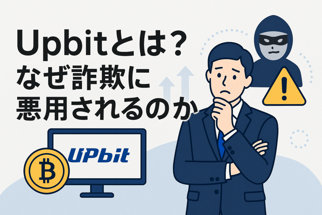 Upbitとは?なぜ詐欺に悪用されるのか