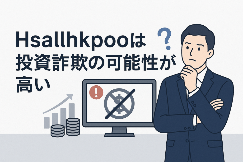 Hsallhkpooは投資詐欺の可能性が高い