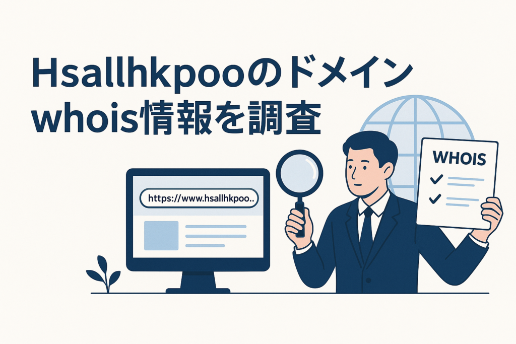 Hsallhkpooのドメインwhois情報を調査