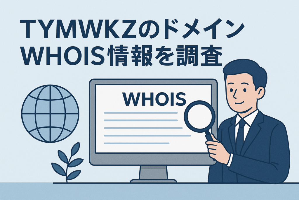 TYMWKZのドメインwhois情報を調査