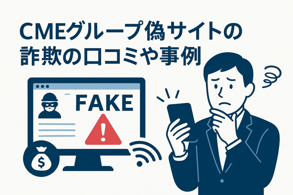CMEグループ偽サイトの詐欺の口コミや事例