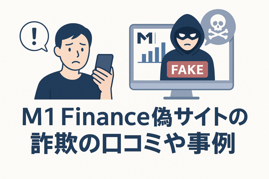 M1 Finance偽サイトの詐欺の口コミや事例